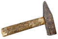 Old rusty hammer