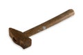 Old rusty hammer