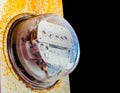 Old rusty home electric meter Royalty Free Stock Photo