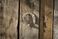 Old and rusty horseshoe Royalty Free Stock Photo