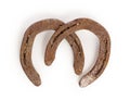 Old rusty horseshoes Royalty Free Stock Photo