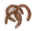 Old rusty horseshoes Royalty Free Stock Photo