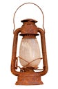 Old rusty lantern