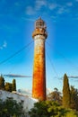 Old rusty lighthouse Royalty Free Stock Photo