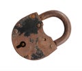The old rusty lock