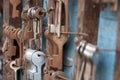 Old rusty lock keys Royalty Free Stock Photo
