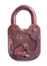 Old rusty lock Royalty Free Stock Photo