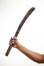 An old rusty long blade Royalty Free Stock Photo