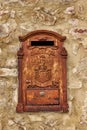 Old rusty mailbox Royalty Free Stock Photo