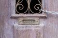 Old rusty mailbox - cartas Royalty Free Stock Photo