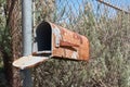 Old Rusty Mailbox