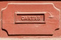 Old rusty mailbox - cartas