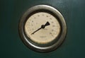 Old rusty manometer Royalty Free Stock Photo
