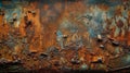 Old rusty metal background. Rusted metal texture. Rusty metal background