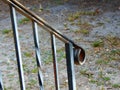 Old Metal Banister Railing Outdoors
