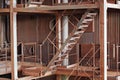 Old rusty metal construction Royalty Free Stock Photo