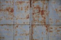 old rusty metal door texture Royalty Free Stock Photo