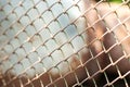 Old rusty metal grid. Grunge backdrop. Rustic textures Royalty Free Stock Photo