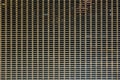 Old rusty metal grid pattern, metallic mesh, background Royalty Free Stock Photo