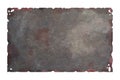 Old rusty metal plate Royalty Free Stock Photo