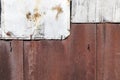 old rusty metal sheets Royalty Free Stock Photo