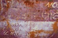 Old Rusty Metal Surface Royalty Free Stock Photo