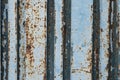Old rusty metal texture background with paint flaking and cracking texture Royalty Free Stock Photo