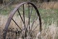 Old Rusty Metal Wheel Royalty Free Stock Photo