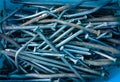 Old rusty nails Royalty Free Stock Photo