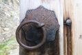 Old rusty opened lock without key Royalty Free Stock Photo