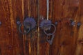 Old rusty opened lock without key Royalty Free Stock Photo