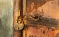 Old rusty padlock Royalty Free Stock Photo