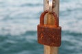 Old rusty padlock Royalty Free Stock Photo