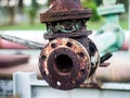 Old rusty pipeline Royalty Free Stock Photo