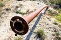 Old rusty pipeline Royalty Free Stock Photo