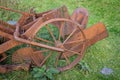 Old Rusty Plough in a Field, Ireland