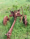 Old rusty plow Royalty Free Stock Photo