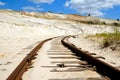 Old rusty railway