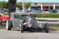 Old Rusty Rat Rod outdoors in Miami Royalty Free Stock Photo