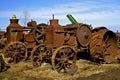 Old rusty Rumely Oil Pull tractor Royalty Free Stock Photo