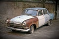 Old rusty Russian car