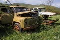 Old rusty russian truck