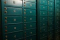 Old rusty safe cells Royalty Free Stock Photo