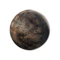 Old rusty and scratched metal ball Royalty Free Stock Photo
