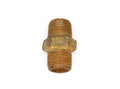 Old rusty screw bolt nut on gray background Royalty Free Stock Photo