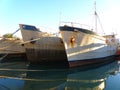 Old rusty ship