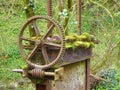 Old rusty sluice gate