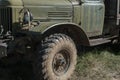 Old vintage heavy truck