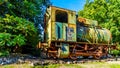 Old and Rusty Steam Locomotive