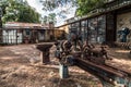 Old rusty tools and workshop